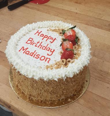 Vanilla Hazelnut Cake